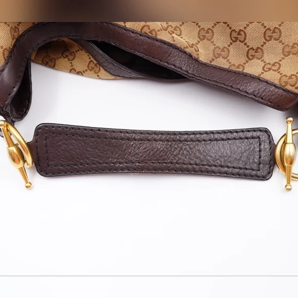 Gucci Brown Monogram GG Canvas Hobo Bag - Picture 8 of 14